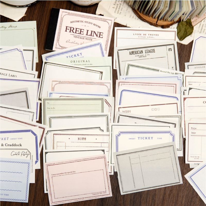 Freeform Lines Memo Pad