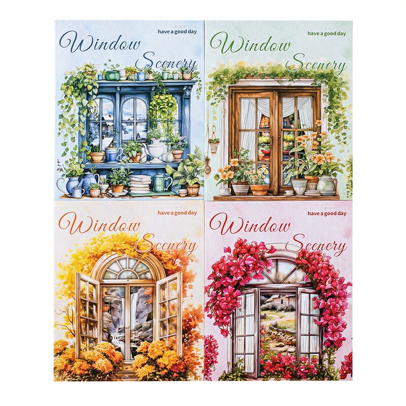 Four Seasons Window View Stickers