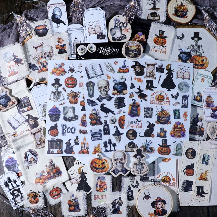 Halloween Rub-on stickers