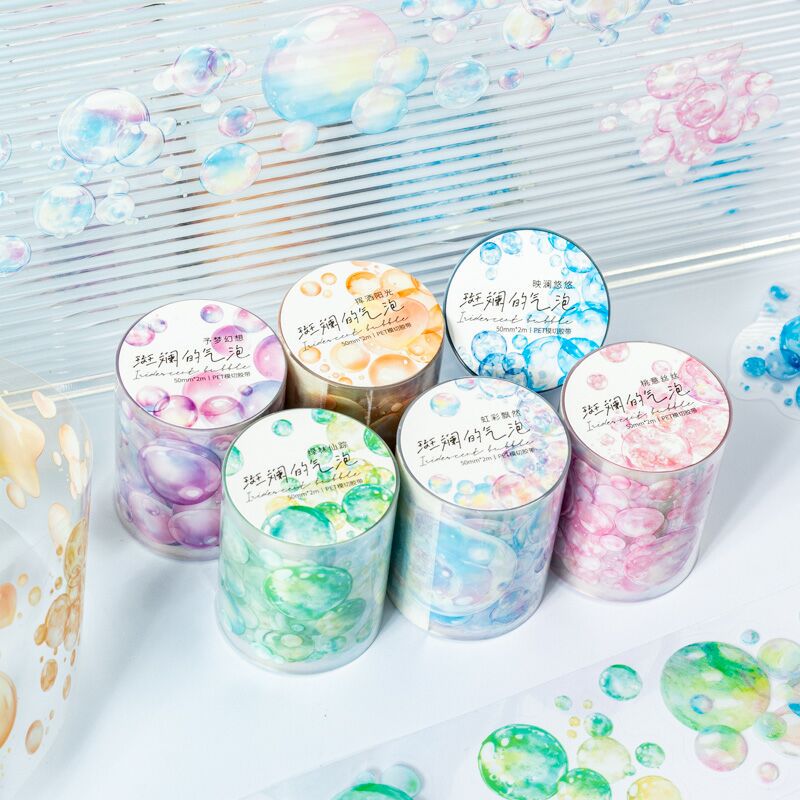 Vibrant Bubbles Pre-cut Tape