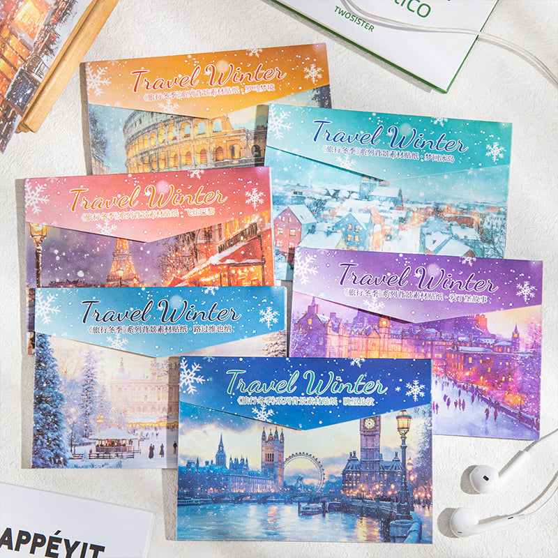 Winter Travel Stickers