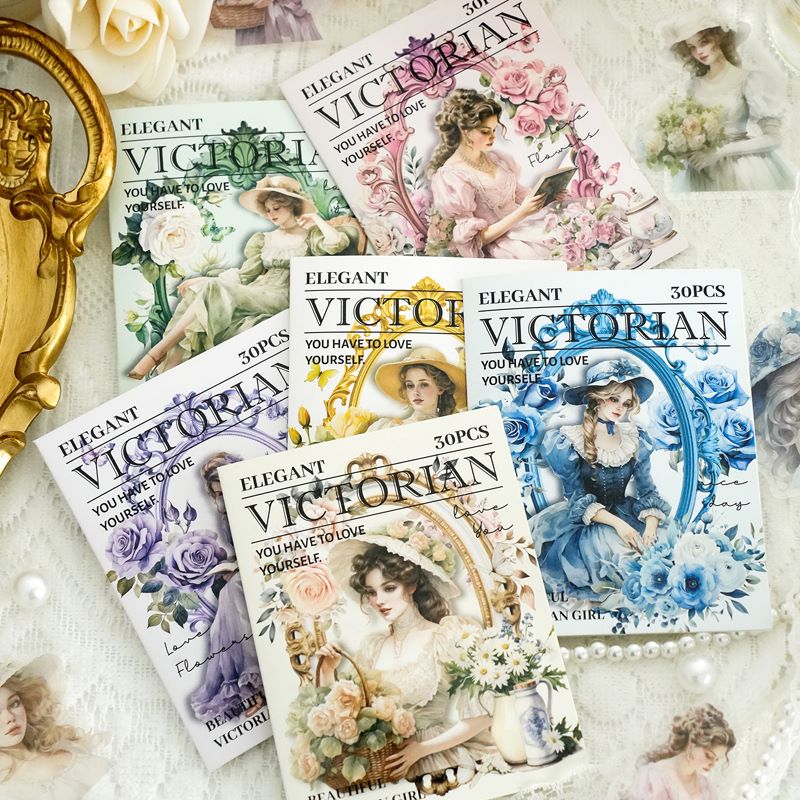 Victorian Elegant Ladies Sticker