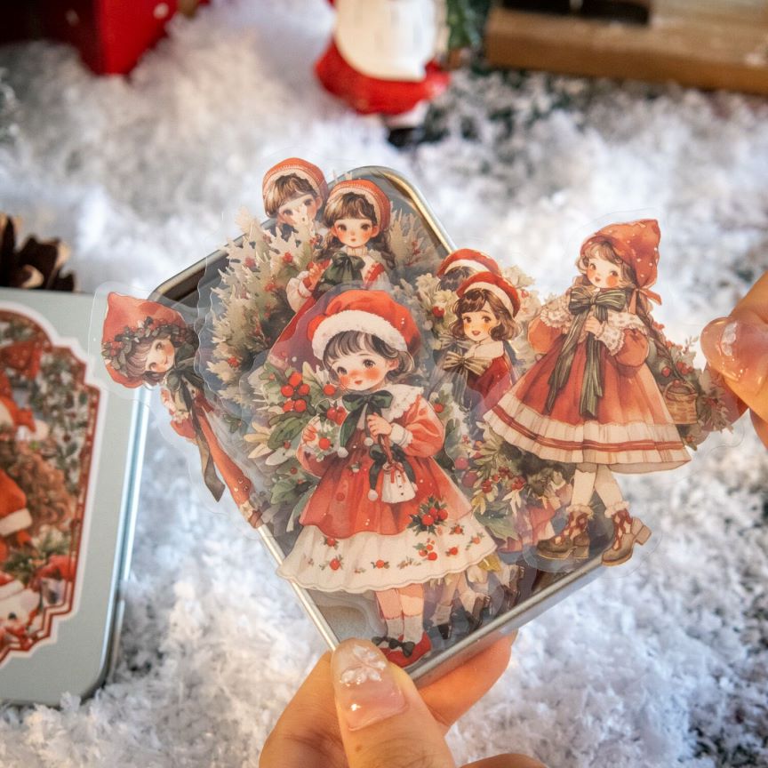 Christmas Treasure Box Sticker