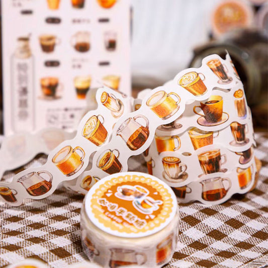 Mini Coffee Shaped Washi Tape