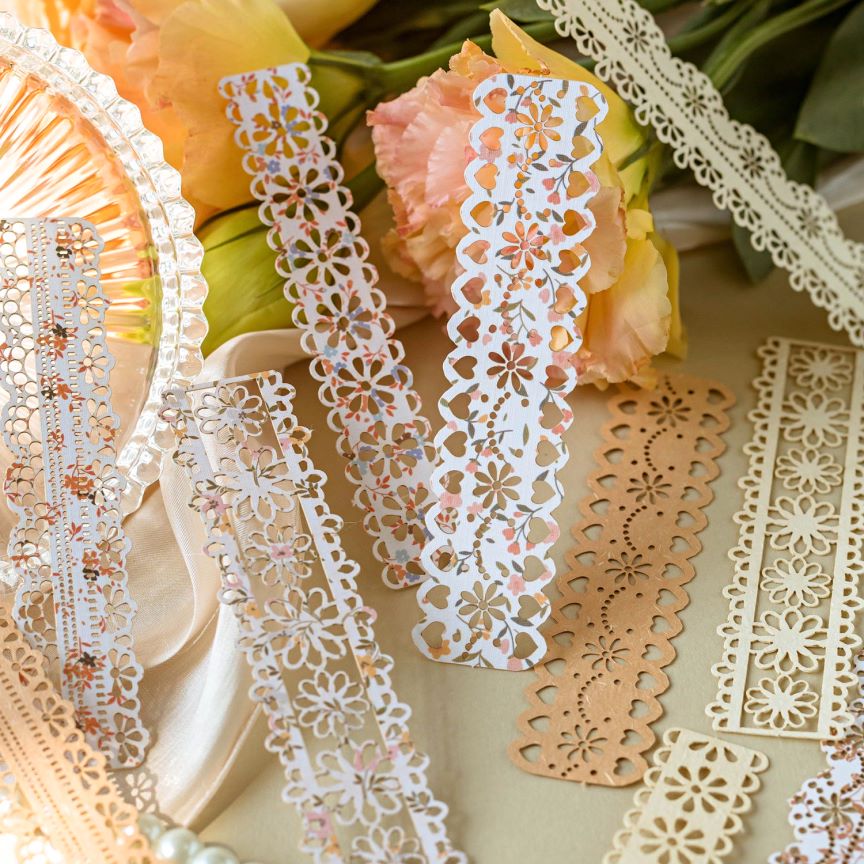 Retro Hollow Long Lace Paper