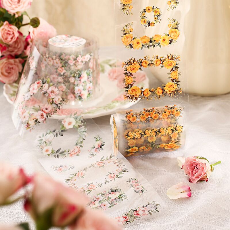 Floral Romantic Pre-cut Tape