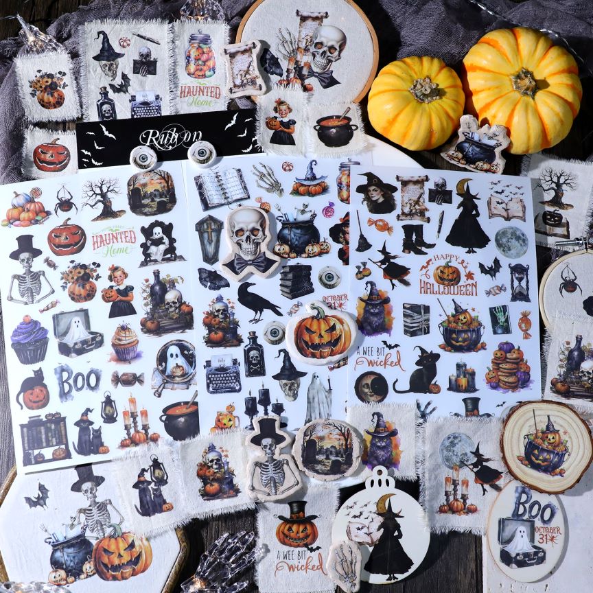 Halloween Rub-on stickers