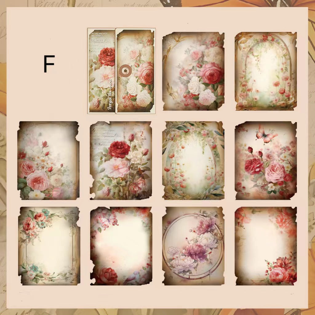 Forgotten Flower Valley Scrapbook Paper