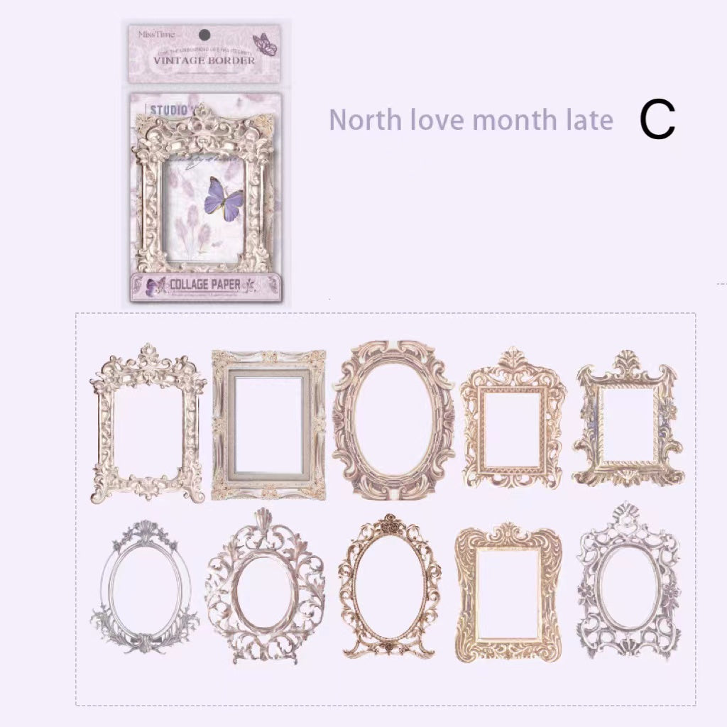 Vintage Memory Frame  Paper