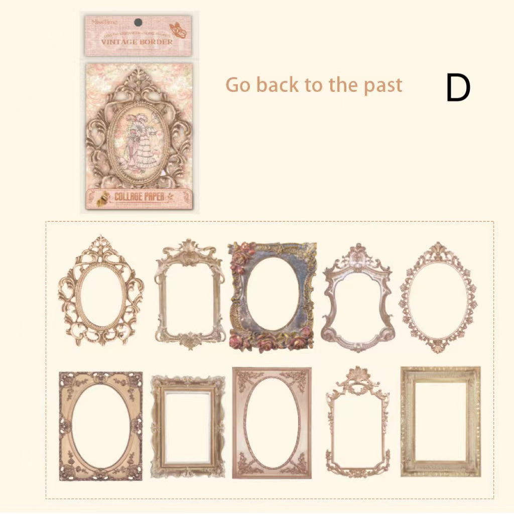 Vintage Memory Frame  Paper