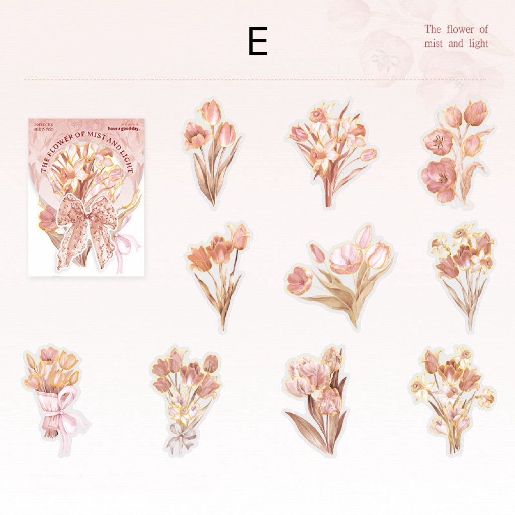 Foggy Blossom Stickers