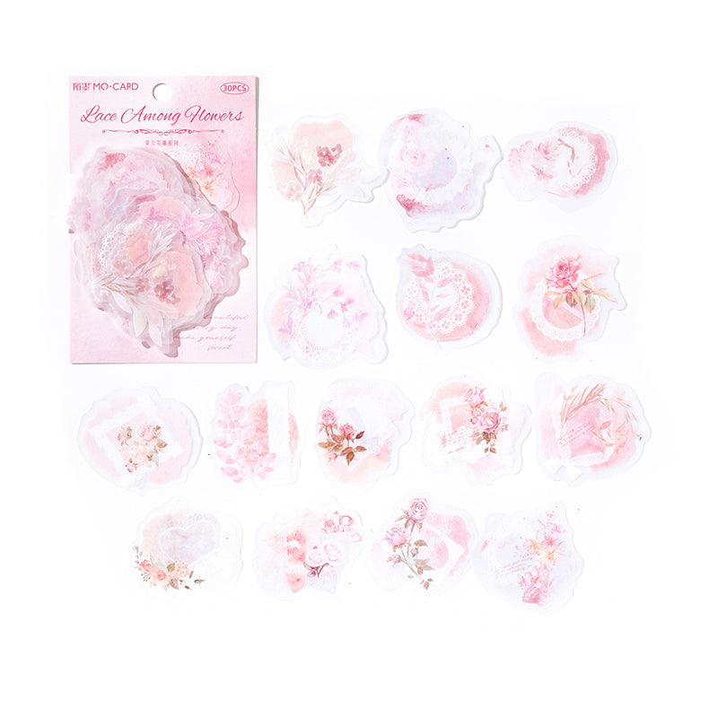 Watercolor Floral Sticker Pack