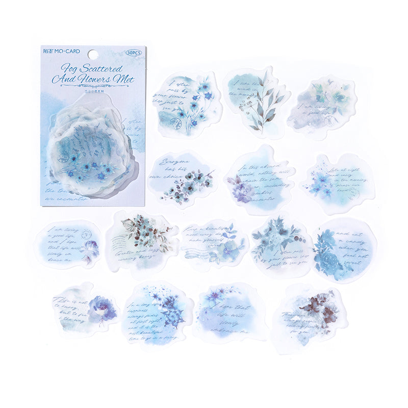 Watercolor Floral Sticker Pack