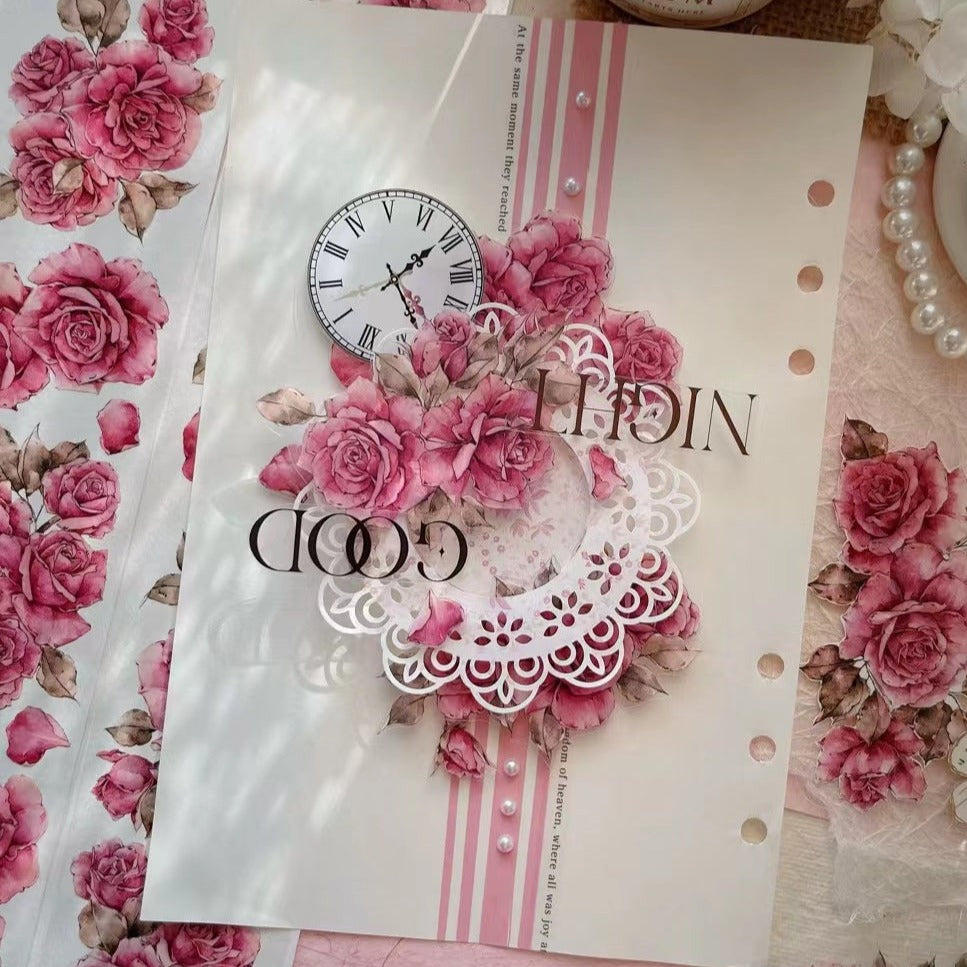 5.5cm *100cm Blush Bloom Tape