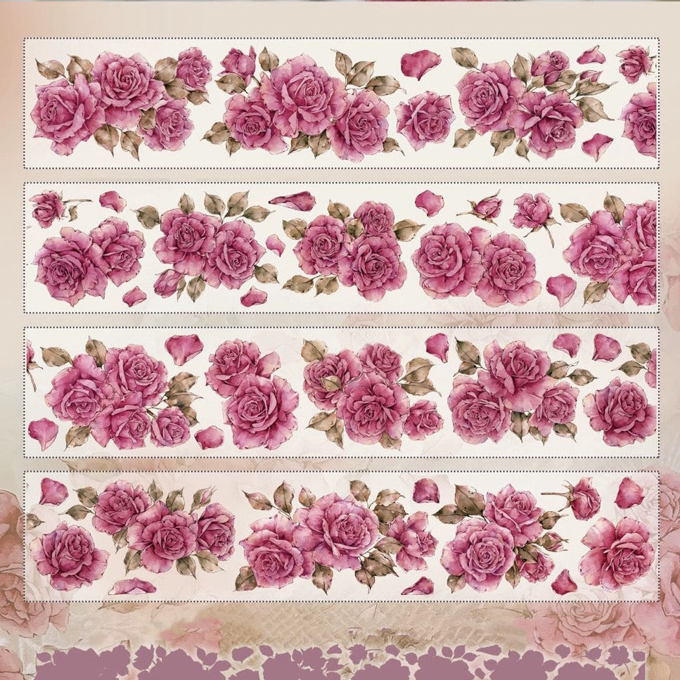 5.5cm *100cm Blush Bloom Tape