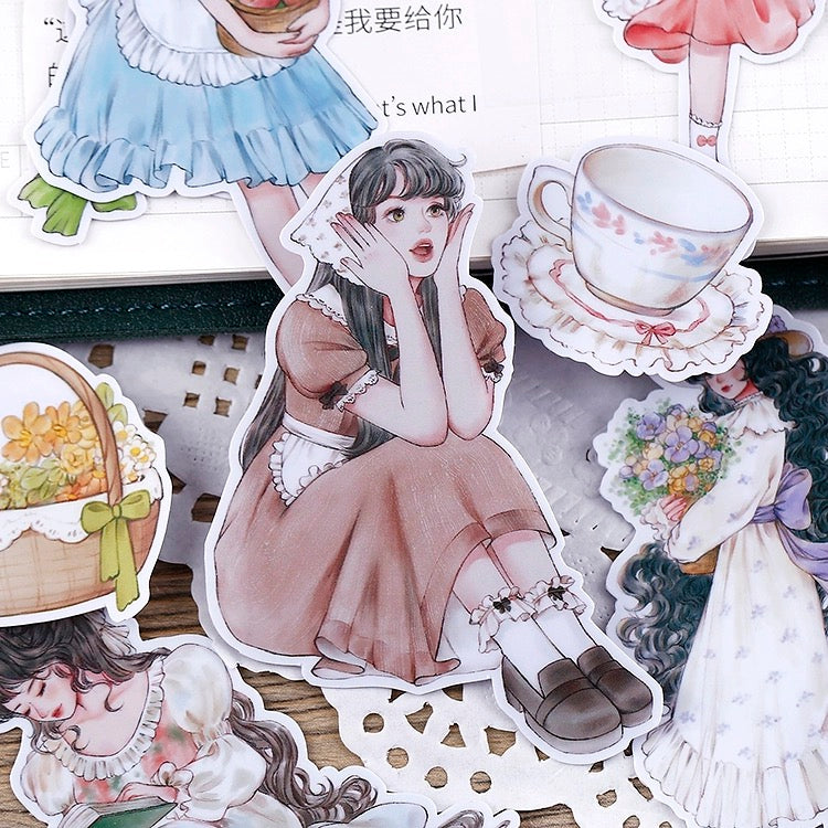 Spring Girl Sticker