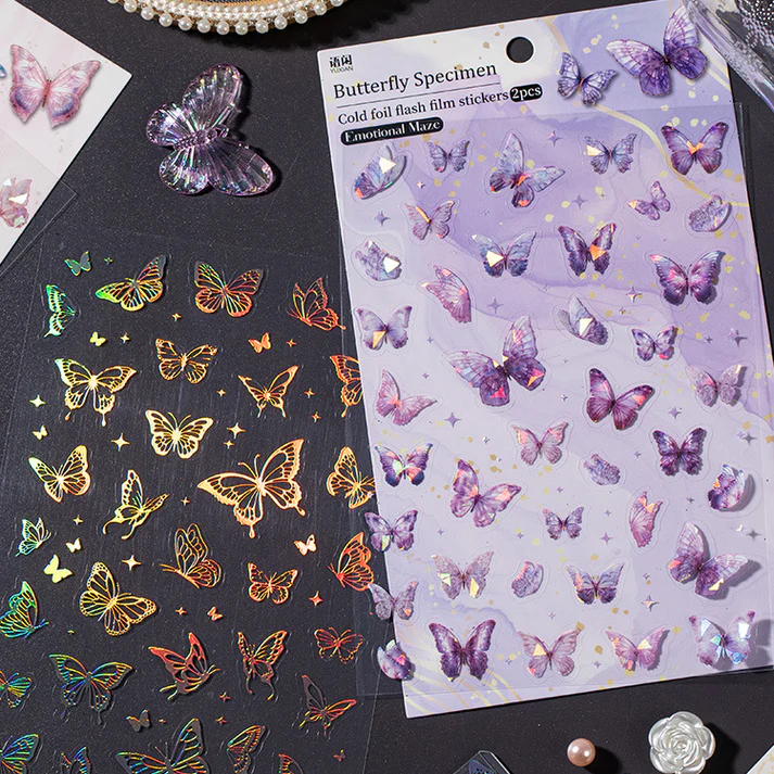 Shine Butterfly Sticker