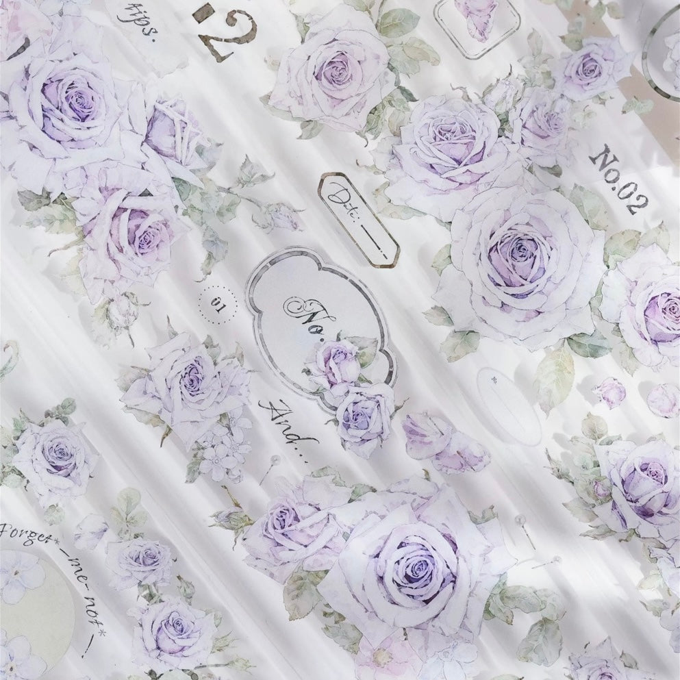 6cm*100cm Purple Mist Floral Tape