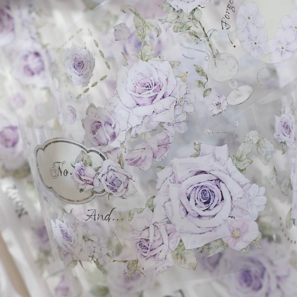 6cm*100cm Purple Mist Floral Tape