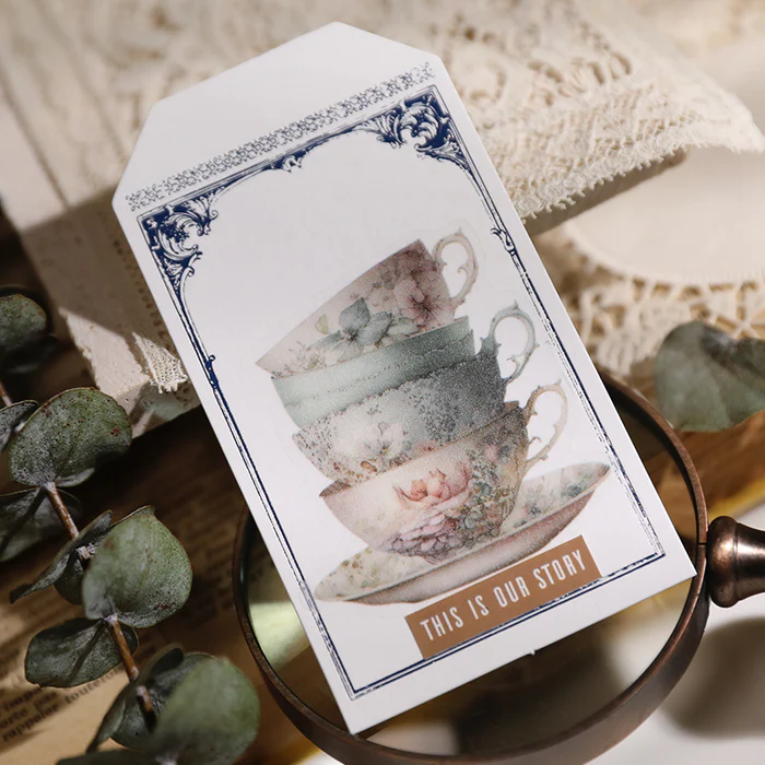 Elegant Afternoon Tea Stickers