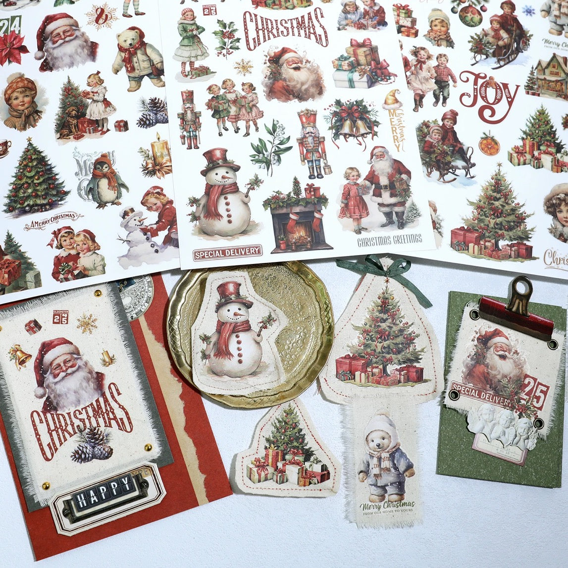 Christmas Rub-On Stickers