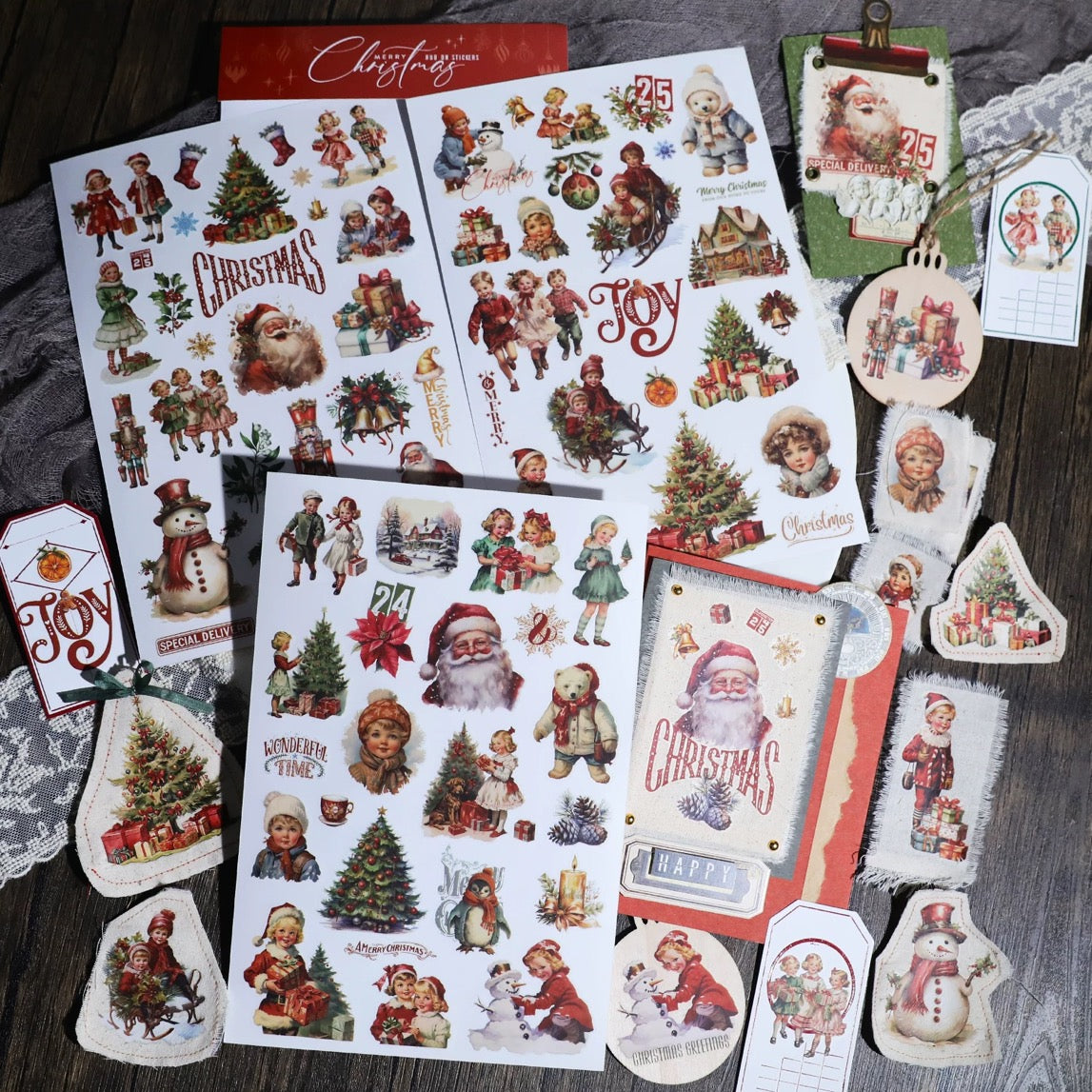 Christmas Rub-On Stickers