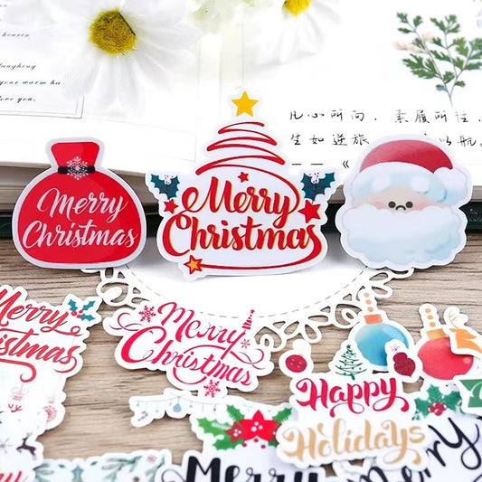 Christmas Text Stickers