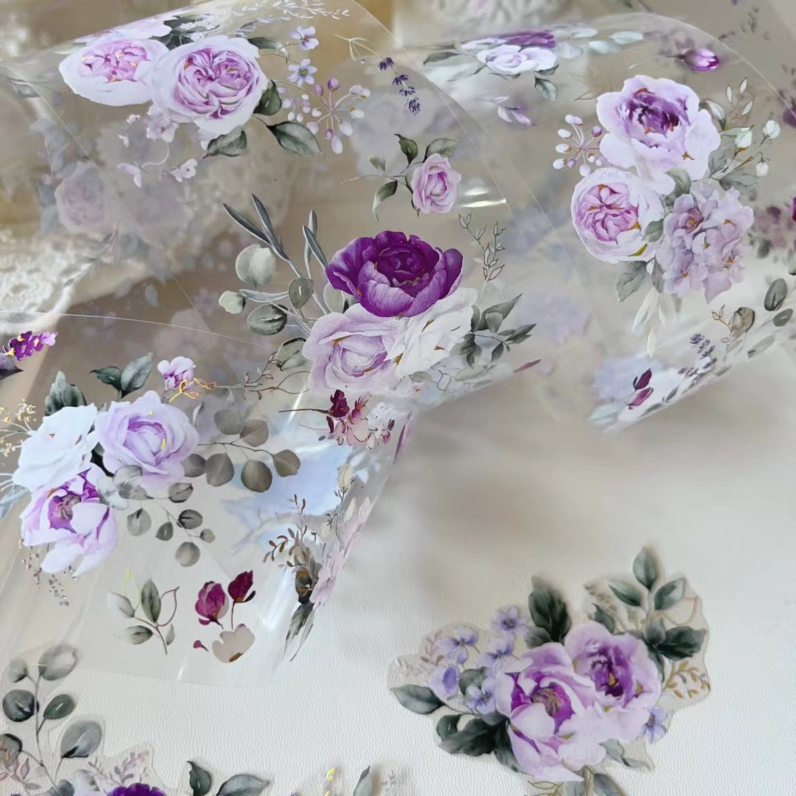 5.5cm*120cm Lavender Mist Tape