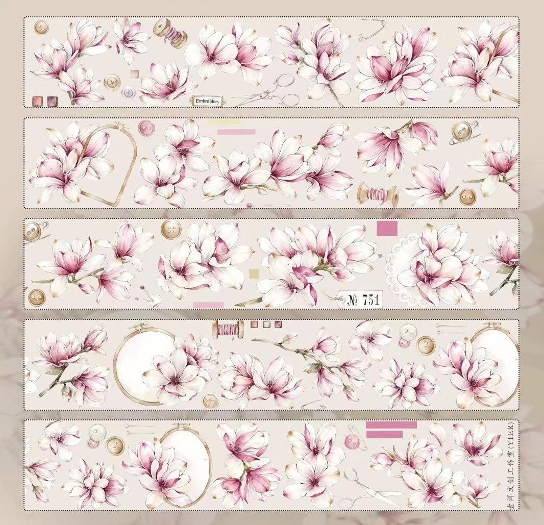 5.5cm*120cm Magnolia Blossom Tape