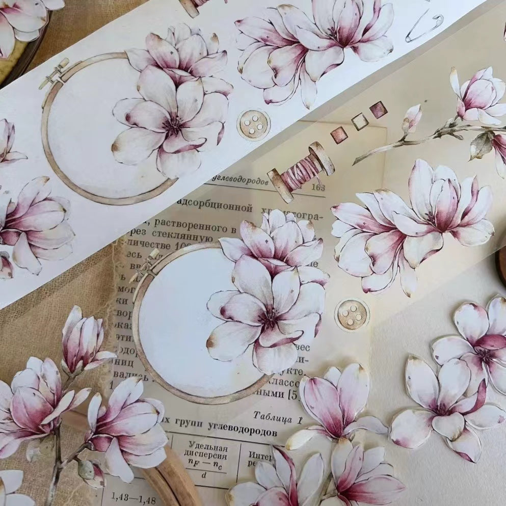 5.5cm*120cm Magnolia Blossom Tape