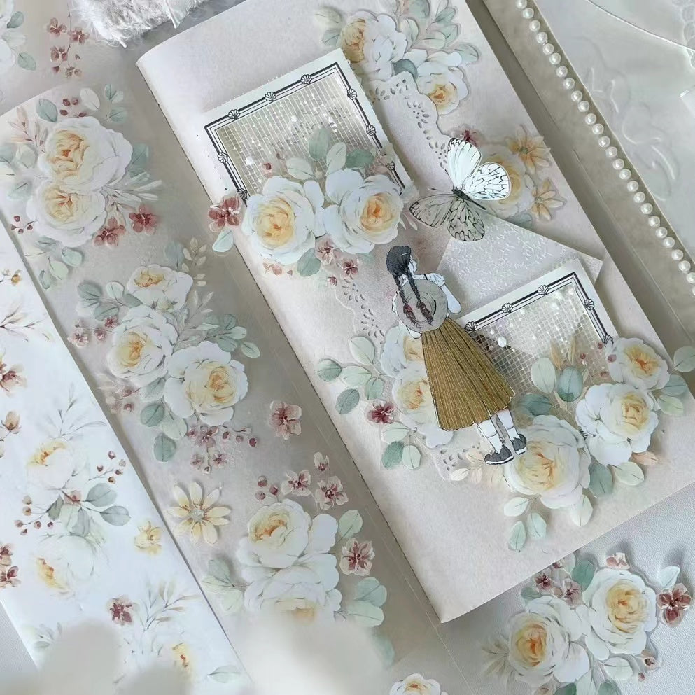 5.5cm*100cm Rose Garden Tape