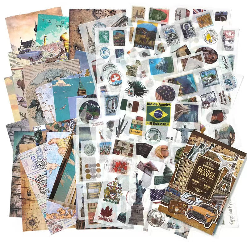 Global Travel Sticker Book