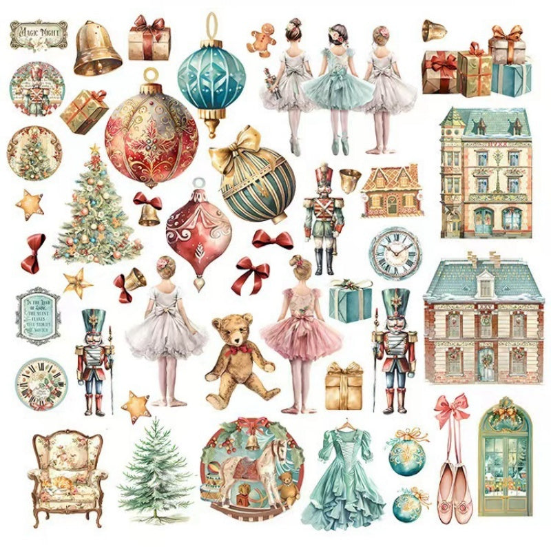 Romantic Christmas Sticker 50pcs