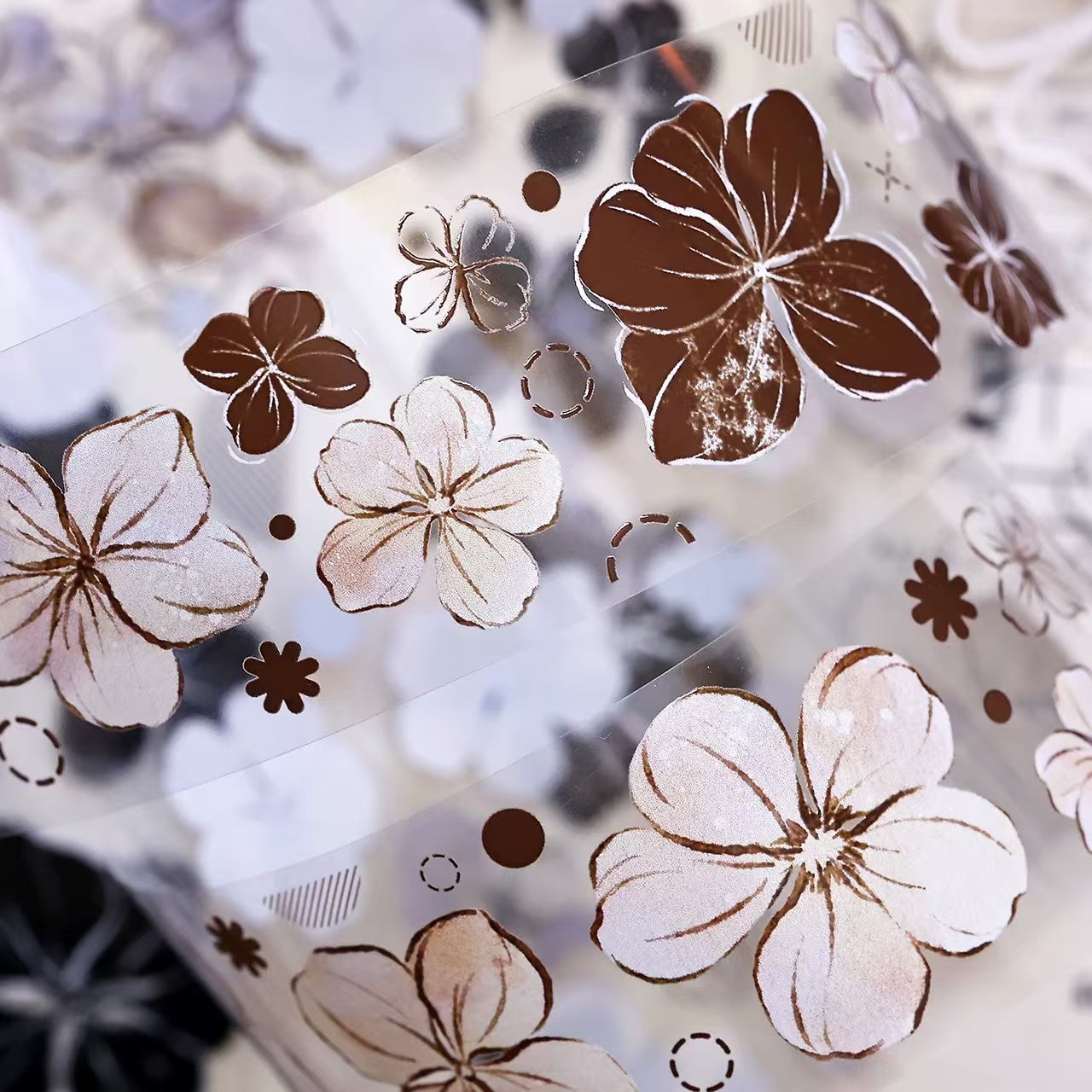 3.5cm*300cm Vintage Floral Tape