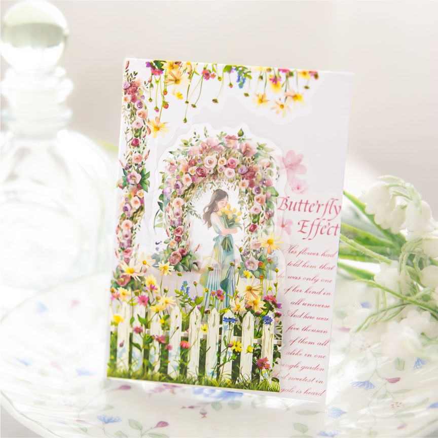 Floral Meadow Sticker 40pcs