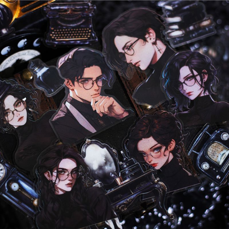 Dark Academia Stickers 30pcs