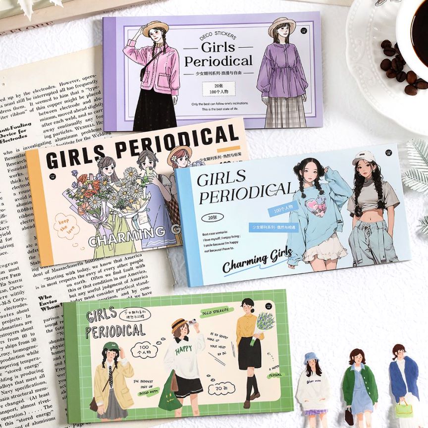 Girl's Periodical Sticker Book