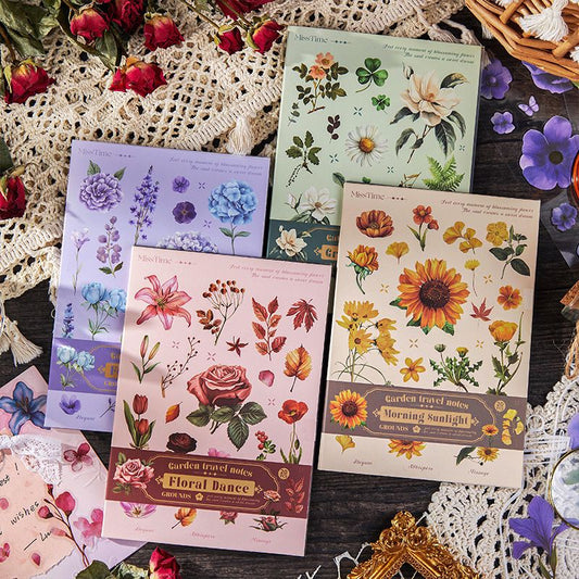 Forest Flower Path Sticker Book