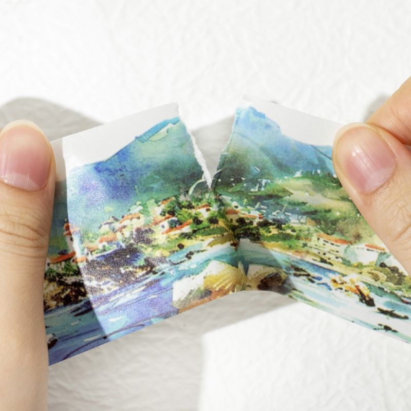 Mountain Forest Scenery Pre-Cut Tape