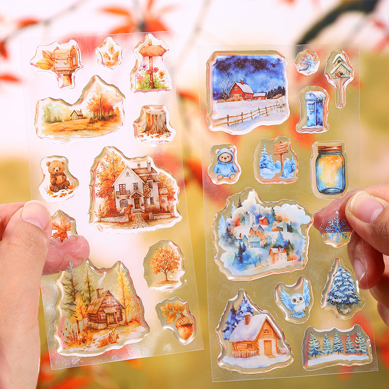 Transparent Dream Resin Stickers