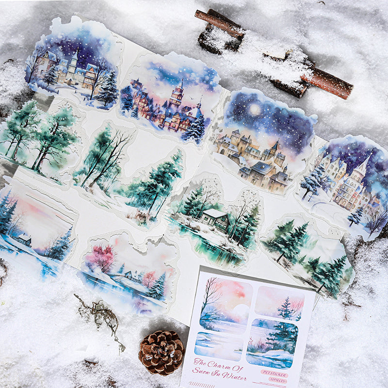 Winter Snow Melody Sticker