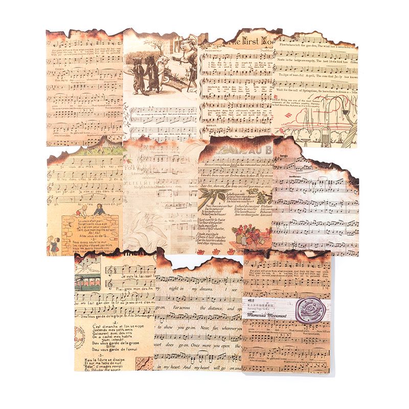 Burning Page Series Scrapbook Papers