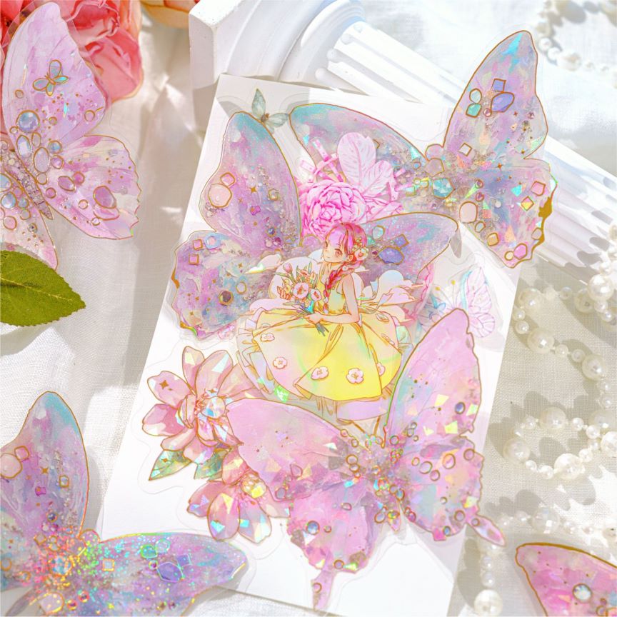 Gem Butterfly Sticker