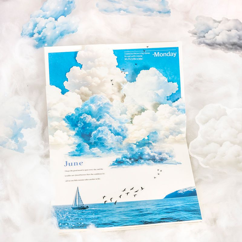 Floating Clouds Sticker