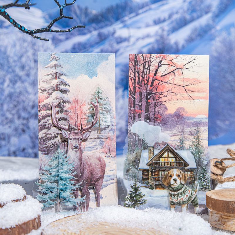 Winter Snowy Scenery Papers