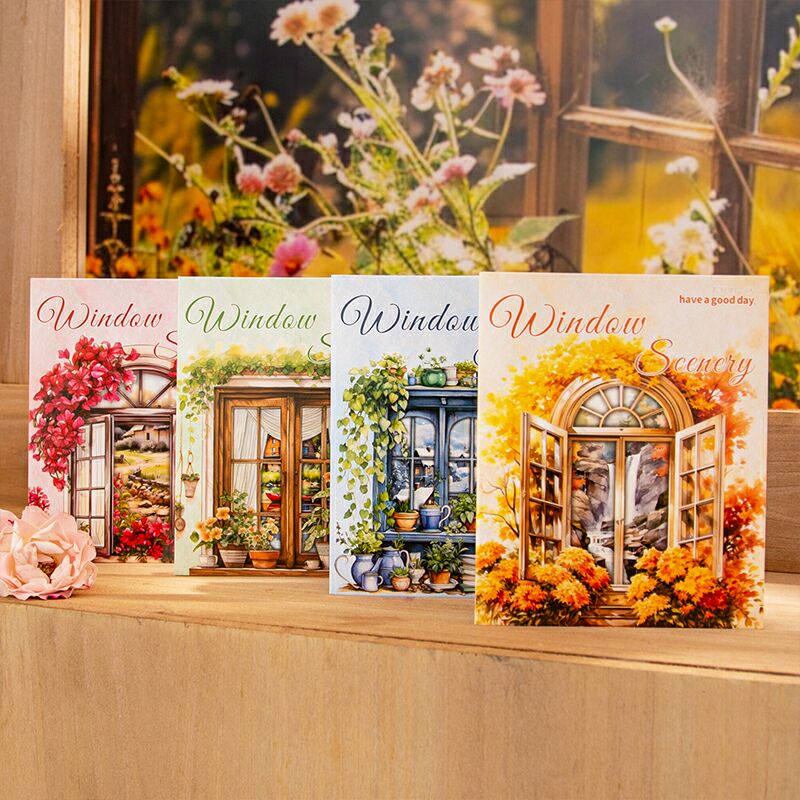 Four Seasons Window View Stickers