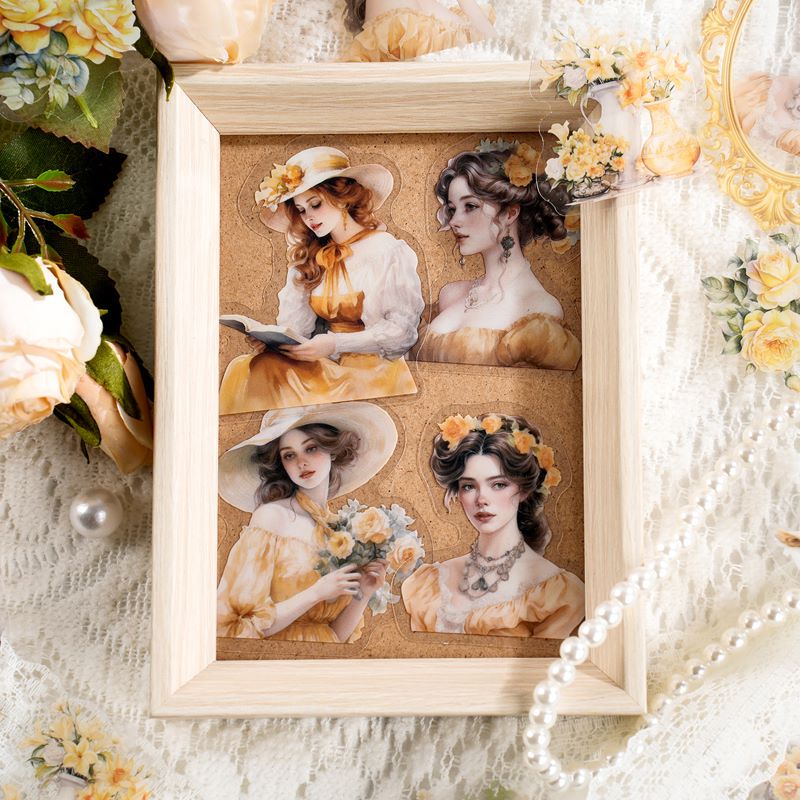 Victorian Elegant Ladies Sticker