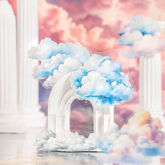 Floating Clouds Sticker