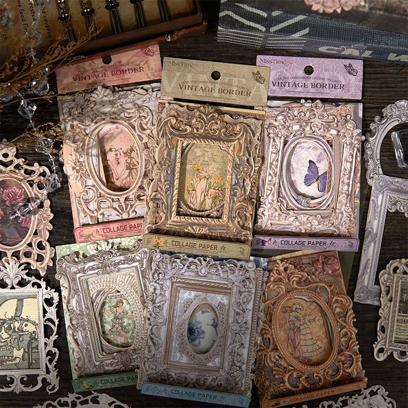 Vintage Memory Frame  Paper