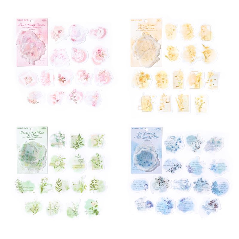 Watercolor Floral Sticker Pack